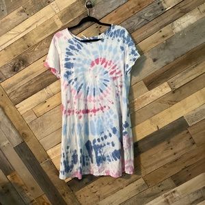 Tye dye dress size large.